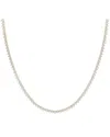 Lab Grown Diamonds Dnu 14k 10.00 Ct. Tw. Lab-grown Diamond Necklace In Metallic