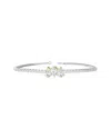 Lab Grown Diamonds 18k Vermeil 2.68 Ct. Tw. Lab-grown Diamond Bangle Bracelet