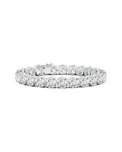 Lab Grown Diamonds Luxore Privee 14k 26.00 Ct. Tw. Lab-grown Diamond Bracelet In Metallic