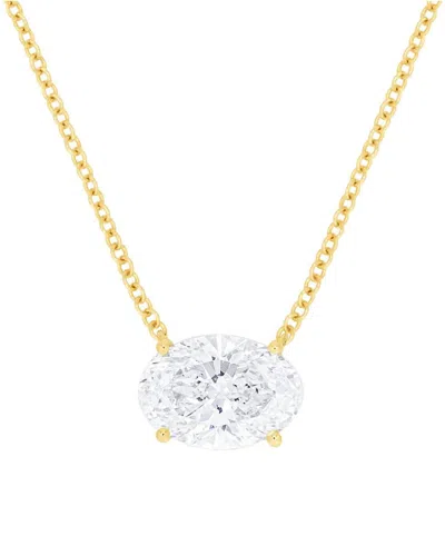 Lab Grown Diamonds Luxore Privee 14k 3.00 Ct. Tw. Lab-grown Diamond Necklace In White