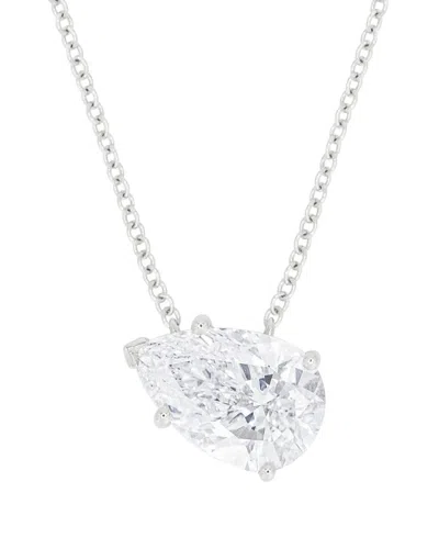 Lab Grown Diamonds Luxore Privee 14k 3.00 Ct. Tw. Lab-grown Diamond Necklace In White