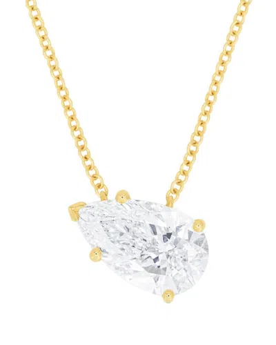 Lab Grown Diamonds Luxore Privee 14k 3.00 Ct. Tw. Lab-grown Diamond Necklace In White
