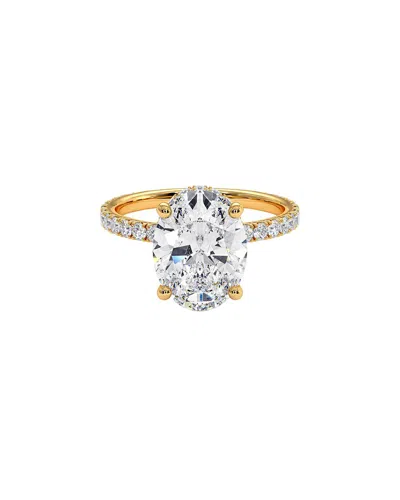 Lab Grown Diamonds Luxore Privee 14k 3.50 Ct. Tw. Lab-grown Diamond Ring In Gold