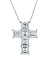 Lab Grown Diamonds Luxore Privee 14k 6.00 Ct. Tw. Lab-grown Diamond Cross Necklace