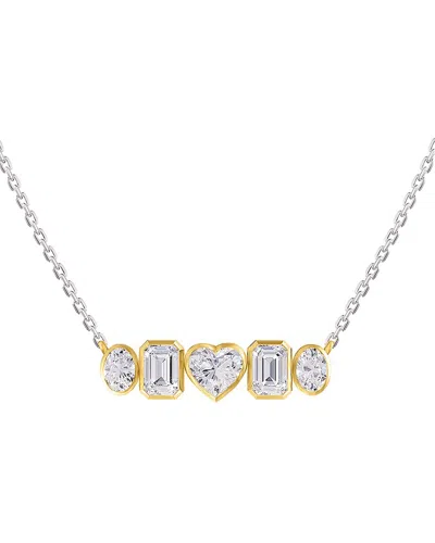 LAB GROWN DIAMONDS 18K VERMEIL 3.57 CT. TW. LAB-GROWN DIAMOND PENDANT NECKLACE