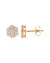 Lab Grown Diamonds Plated Silver 0.27 Ct. Tw. Lab-grown Diamond Studs