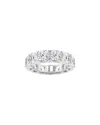 Lab Grown Diamonds Platinum 10.00 Ct. Tw. Lab Grown Diamond Eternity Ring