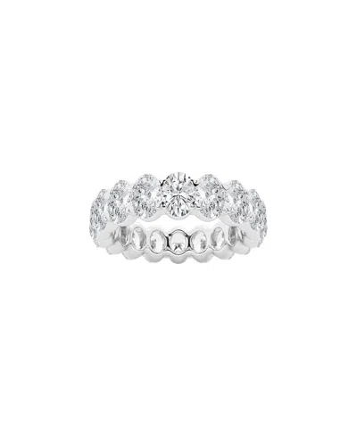 Lab Grown Diamonds Platinum 4.95 Ct. Tw. Lab-grown Diamond Eternity Ring In Metallic