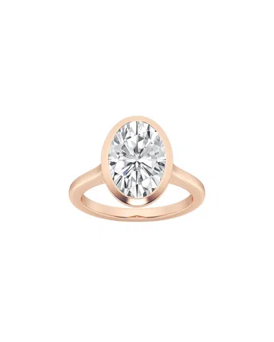 Lab Grown Diamonds Platinum 5.00 Ct. Tw. Lab-grown Diamond Solitaire Ring In Gold