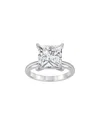 Lab Grown Diamonds Platinum 5.00 Ct. Tw. Lab-grown Diamond Solitaire Ring In Multi