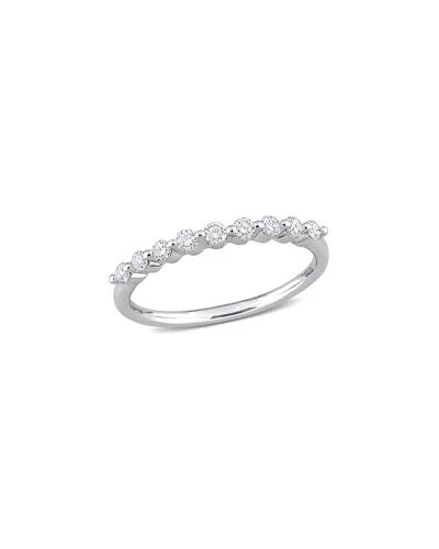 Lab Grown Diamonds Silver 0.30 Ct. Tw. Lab Grown Diamond Ring