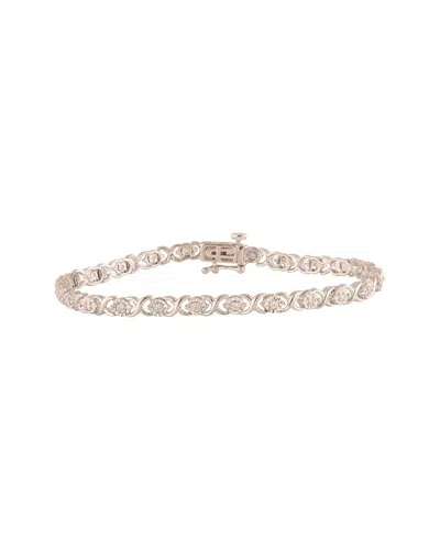 Lab Grown Diamonds Silver 0.25 Ct. Tw. Lab-grown Diamond Bracelet