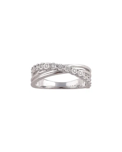 Lab Grown Diamonds Silver 0.25 Ct. Tw. Lab-grown Diamond Ring In Gold