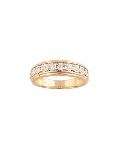 Lab Grown Diamonds Silver 0.25 Ct. Tw. Lab-grown Diamond Ring In Gold