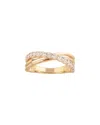 Lab Grown Diamonds Silver 0.25 Ct. Tw. Lab-grown Diamond Ring