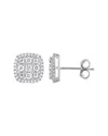 Lab Grown Diamonds Silver 0.31 Ct. Tw. Lab-grown Diamond Earrings
