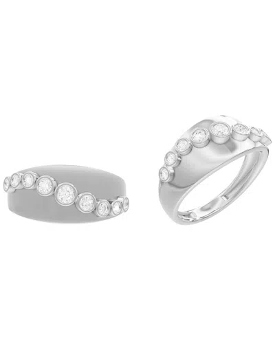 Lab Grown Diamonds 14k 0.35 Ct. Tw. Lab-grown Diamond Ring In Metallic