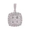 Lab Grown Diamonds Silver 0.50 Ct. Tw. Lab-grown Diamond Pendant
