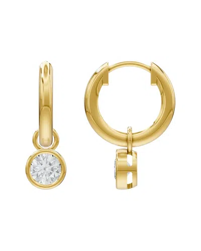 Lab Grown Diamonds Silver 0.75 Ct. Tw. Lab-grown Diamond Earrings In Gold
