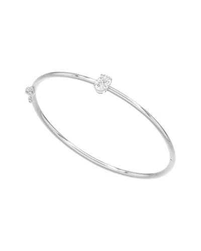 Lab Grown Diamonds Silver 1.00 Ct. Tw. Lab-grown Diamond Bracelet In Metallic