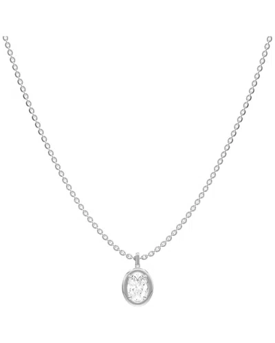 Lab Grown Diamonds Silver 1.00 Ct. Tw. Lab-grown Diamond Necklace
