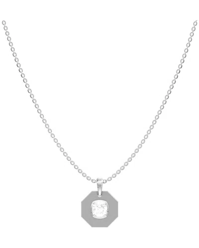 Lab Grown Diamonds Silver 1.00 Ct. Tw. Lab-grown Diamond Necklace