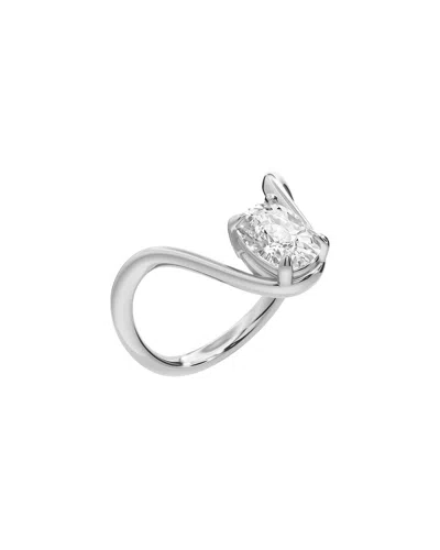 Lab Grown Diamonds Silver 1.00 Ct. Tw. Lab-grown Diamond Ring