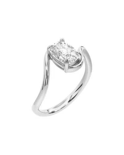 Lab Grown Diamonds Silver 1.00 Ct. Tw. Lab-grown Diamond Ring In Metallic