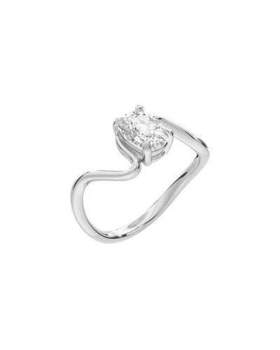 Lab Grown Diamonds Silver 1.00 Ct. Tw. Lab-grown Diamond Ring In Metallic