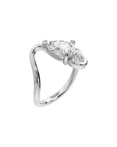 Lab Grown Diamonds Silver 1.00 Ct. Tw. Lab-grown Diamond Ring In Metallic