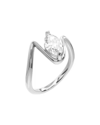 Lab Grown Diamonds Silver 1.00 Ct. Tw. Lab-grown Diamond Ring In Metallic