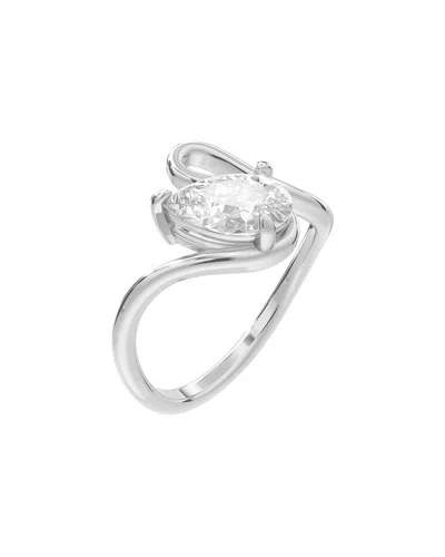 Lab Grown Diamonds Silver 1.00 Ct. Tw. Lab-grown Diamond Ring In Metallic