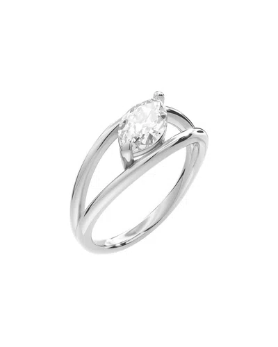 Lab Grown Diamonds Silver 1.00 Ct. Tw. Lab-grown Diamond Ring In Pattern