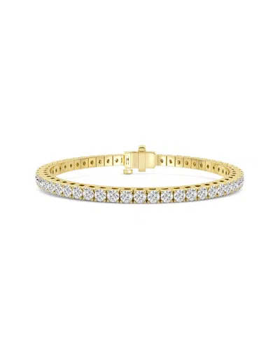 Lab Grown Diamonds Silver 1.00 Ct. Tw. Lab-grown Diamond Tennis Bracelet In Gold