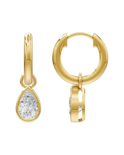 LAB GROWN DIAMONDS SILVER 1.08 CT. TW. LAB-GROWN DIAMOND EARRINGS