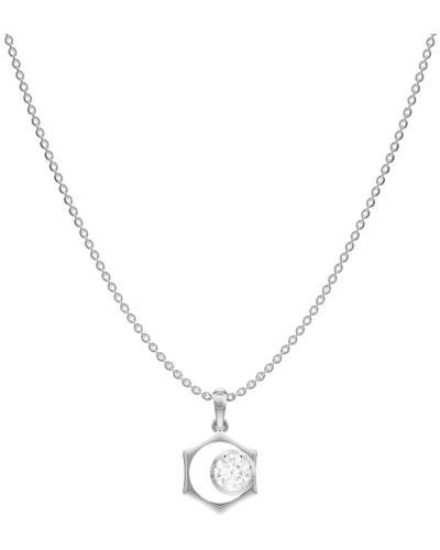 Lab Grown Diamonds Silver 1.50 Ct. Tw. Lab-grown Diamond Necklace