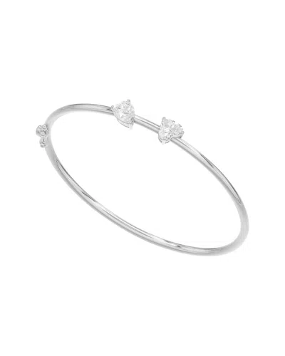 Lab Grown Diamonds Silver 2.00 Ct. Tw. Lab-grown Diamond Bracelet In Transparent