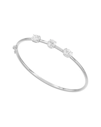 Lab Grown Diamonds Silver 3.00 Ct. Tw. Lab-grown Diamond Bracelet In Metallic