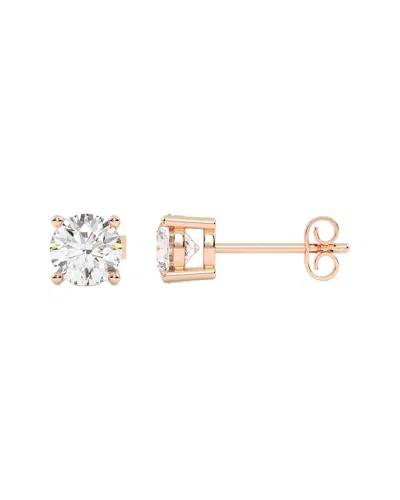 Lab Grown Diamonds Tf Dnu 14k 2.00 Ct. Tw. Lab-grown Diamond Stud Earrings In Gold