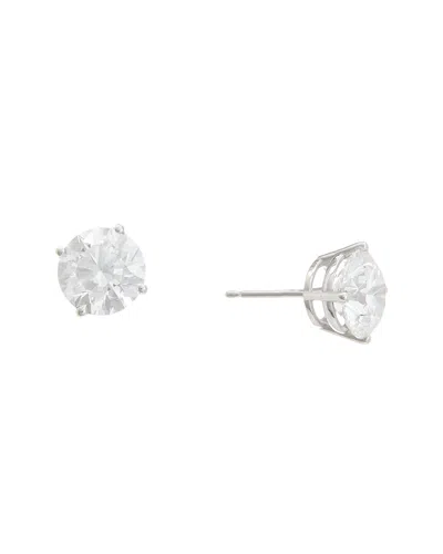 Lab Grown Diamonds Tf Dnu 14k 4.00 Ct. Tw. Lab-grown Diamond Studs In Green
