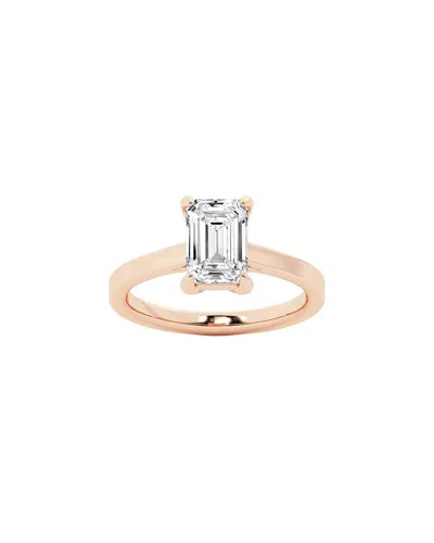LAB GROWN DIAMONDS LAB GROWN DIAMONDS 14K ROSE GOLD 2.00 CT. TW. LAB-GROWN DIAMOND SOLITAIRE  ENGAGEMENT RING