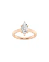 Lab Grown Diamonds 14k Rose Gold 0.50 Ct. Tw. Lab-grown Diamond Solitaire  Engagement Ring