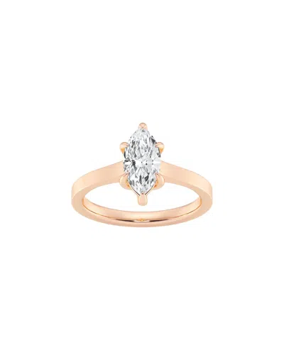 LAB GROWN DIAMONDS LAB GROWN DIAMONDS 14K ROSE GOLD 0.50 CT. TW. LAB-GROWN DIAMOND SOLITAIRE  ENGAGEMENT RING