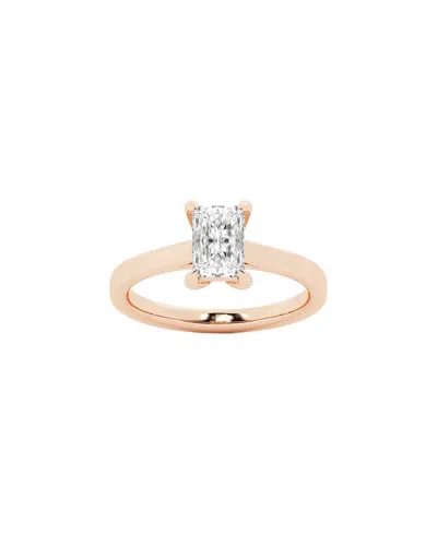 LAB GROWN DIAMONDS LAB GROWN DIAMONDS 14K ROSE GOLD 1.00 CT. TW. LAB-GROWN DIAMOND SOLITAIRE  ENGAGEMENT RING