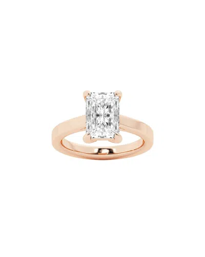 LAB GROWN DIAMONDS LAB GROWN DIAMONDS 14K ROSE GOLD 3.00 CT. TW. LAB-GROWN DIAMOND SOLITAIRE  ENGAGEMENT RING