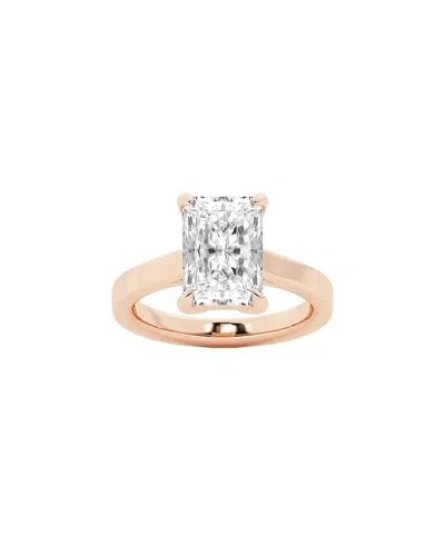 LAB GROWN DIAMONDS LAB GROWN DIAMONDS 14K ROSE GOLD 5.00 CT. TW. LAB-GROWN DIAMOND SOLITAIRE  ENGAGEMENT RING