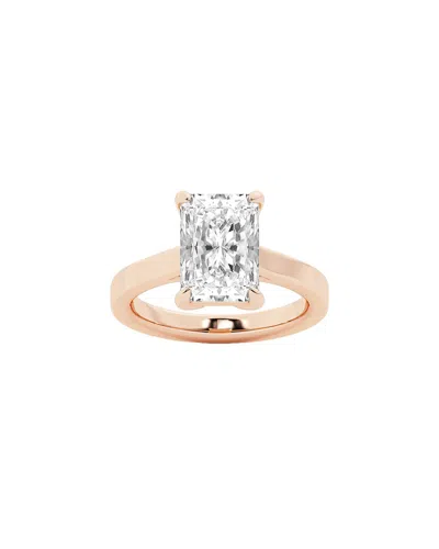LAB GROWN DIAMONDS LAB GROWN DIAMONDS 14K ROSE GOLD 7.00 CT. TW. LAB-GROWN DIAMOND SOLITAIRE  ENGAGEMENT RING