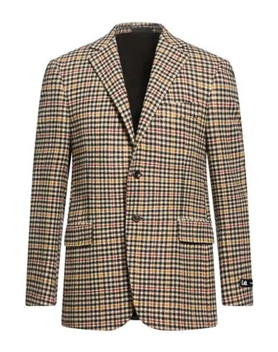 Lab. Pal Zileri Man Blazer Cream Size 38 Virgin Wool In Neutral