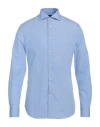 Lab. Pal Zileri Man Shirt Light Blue Size 17 ½ Cotton In Blue
