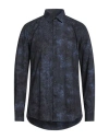 Lab. Pal Zileri Man Shirt Navy Size 16 ½ Cotton In Blue